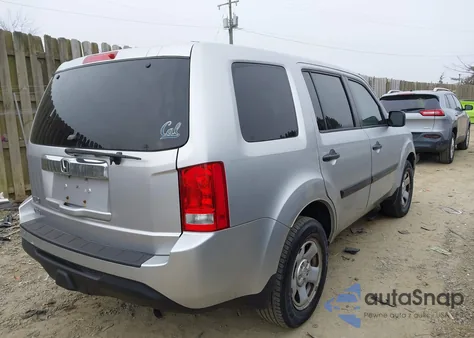 2014 Honda Pilot Lx from USA, damaged, VIN 5FNYF3H27EB002054